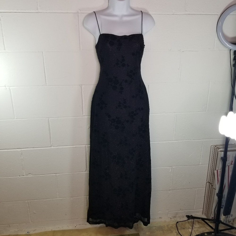 Vtg 90s y2k Rampage Whimsigoth Witchy Gothic Formal maxi dress - Picture 6 of 10
